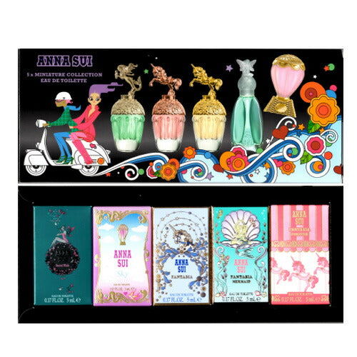 香水 レディース アナスイAnna Sui ミニ香水セット トラディショナル Mini Perfumes Tradicional Set 5ml×5pcs フレグランス ギフト